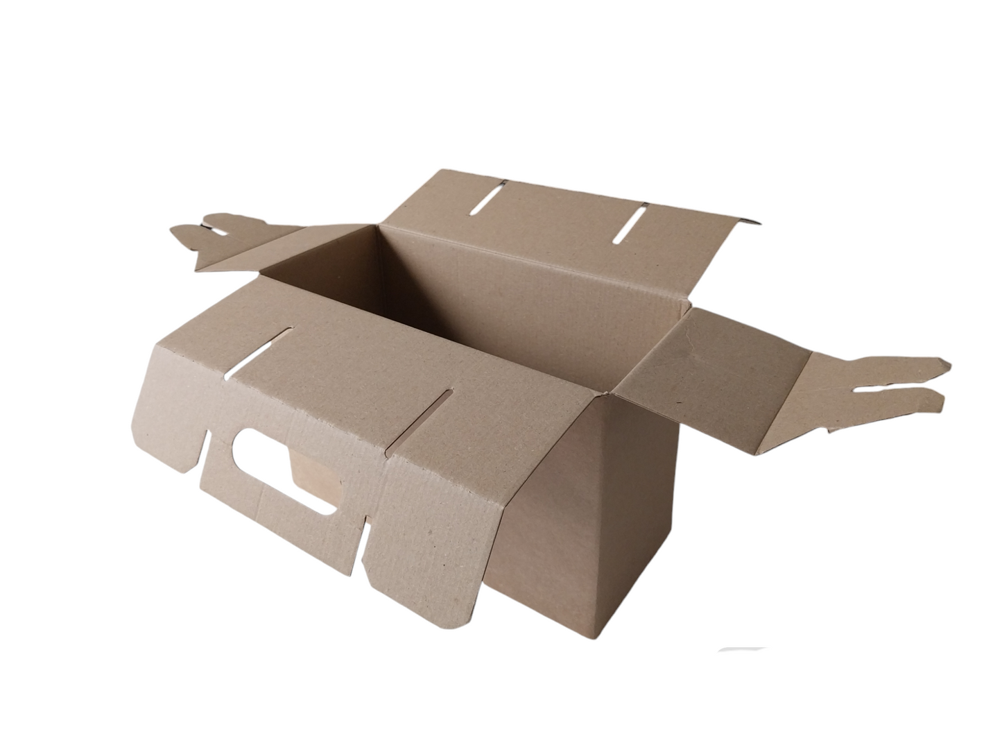 Verzenddoos take away draagbox 25 stuks 28.5cm x 12.8cm x 19cm, 100% biologisch afbreekbaar