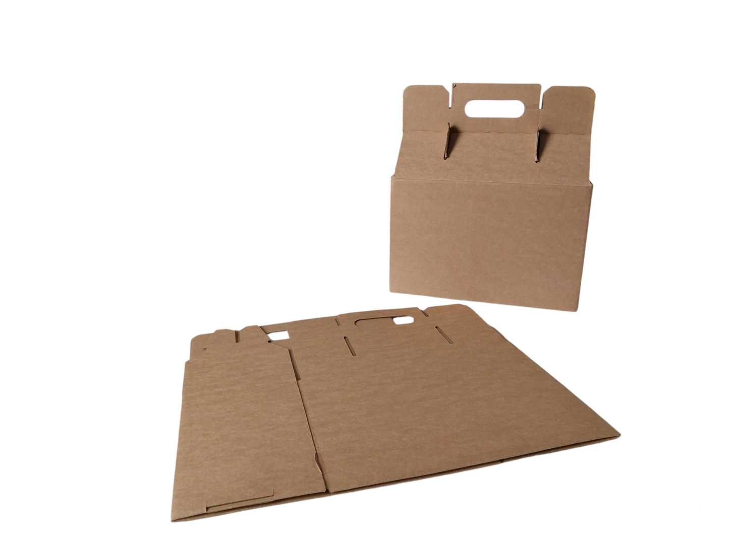 Verzenddoos take away draagbox 25 stuks 28.5cm x 12.8cm x 19cm, 100% biologisch afbreekbaar