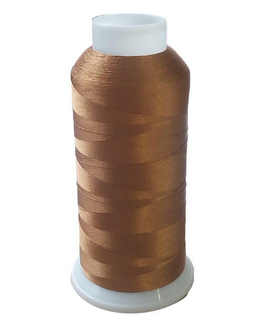 Borduurgaren koperbruin, polyester 3600 meter (nr.114)