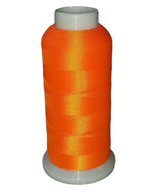 Borduurgaren neon oranje, polyester 3600 meter (nr.122)
