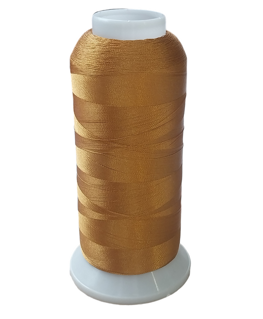 Borduurgaren koperbruin, polyester 3600 meter (nr.129)