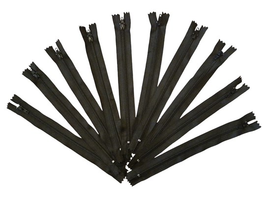 Rits 10 stuks 24 cm x 2.5 cm