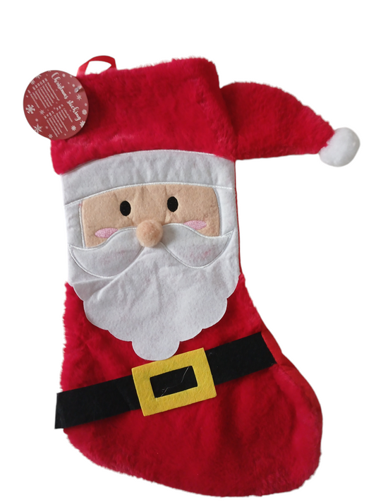 Kerst sok kerstman met naam/tekst